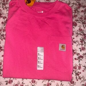 Carhartt Vibrant Pink Pocket Tee